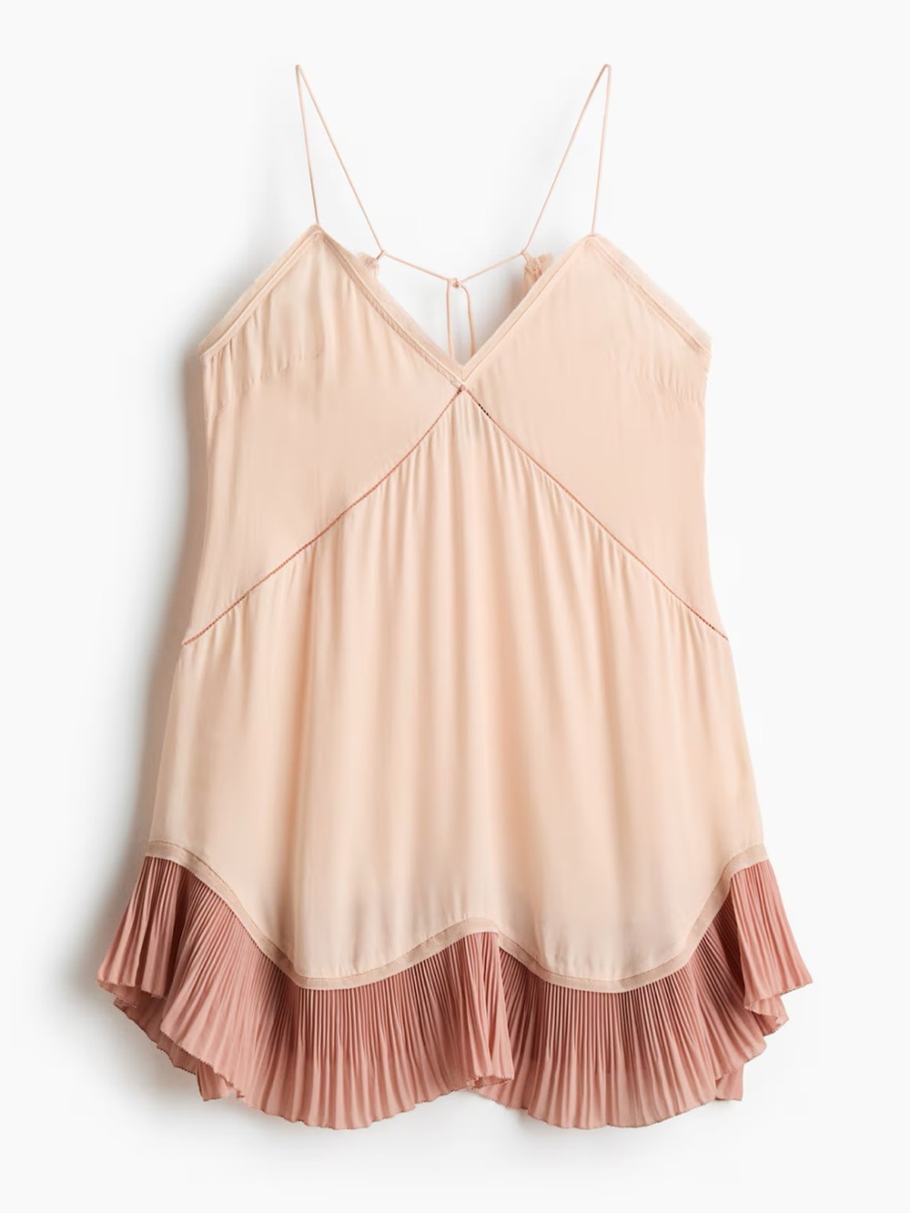 Lace Trimmed Slip Dress